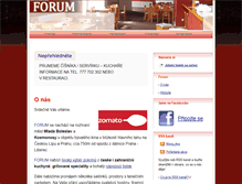 Tablet Screenshot of forum-mb.cz